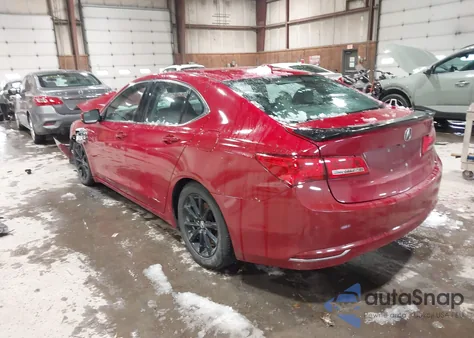 2018 Acura Tlx Tech Pkg из США, поврежденный, VIN 19UUB1F58JA007666